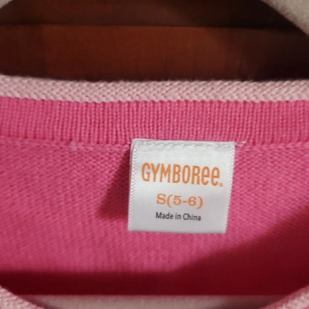 Gymboree sweater Pink Cardigan size 5-6